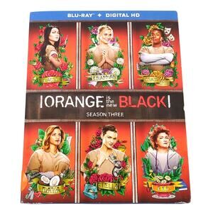 Orange Is the New Black Season 3 Blu-ray 3-Disc Set 2016 NEW Sealed w/Slipcover